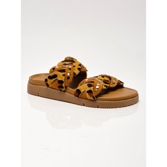 🆕 FREE PEOPLE Leo Sandal / Leopard - Picture 1 of 7